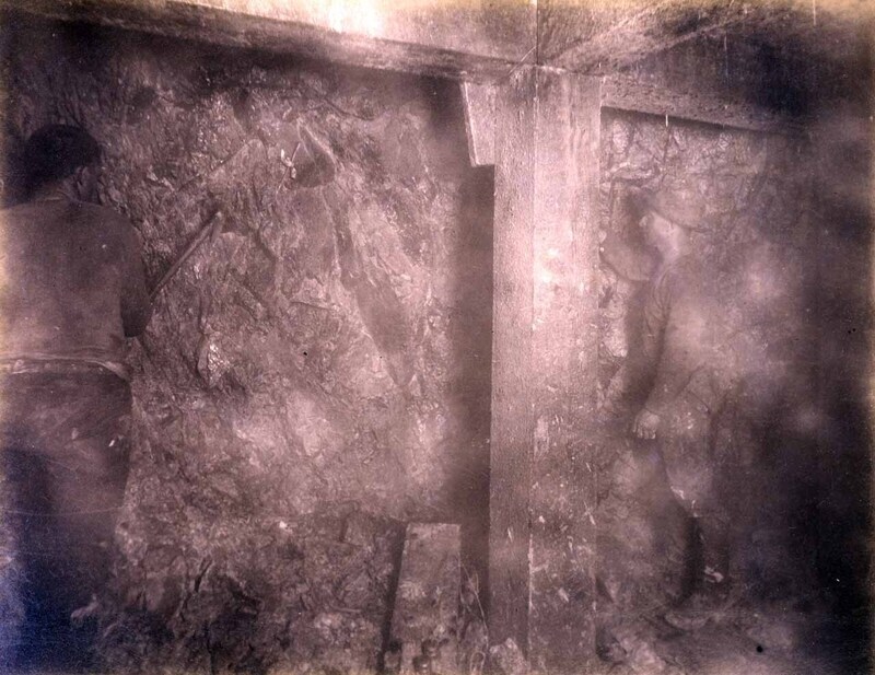 Anaconda Mine 1000 level East. Wealth of ore 45 ft.