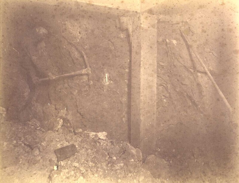 Mt Con 400 level East.  Showing ore towards hanging wall.