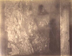 Mt Con 300 level East sill floor.  Ore breast showing ore in foot wall.